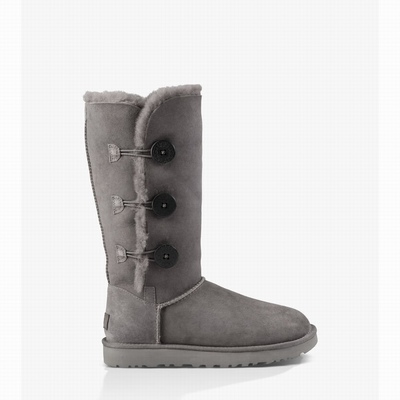 Botas UGG Bailey Button Triplet II Mulher Cinzentas | PT-LZKDY